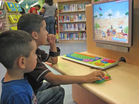 Picture of Kids Playing Educational Game
